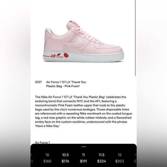 Nike Air Force 1 '07 LX 'Rose - Pink Foam' - Picture 8 of 9